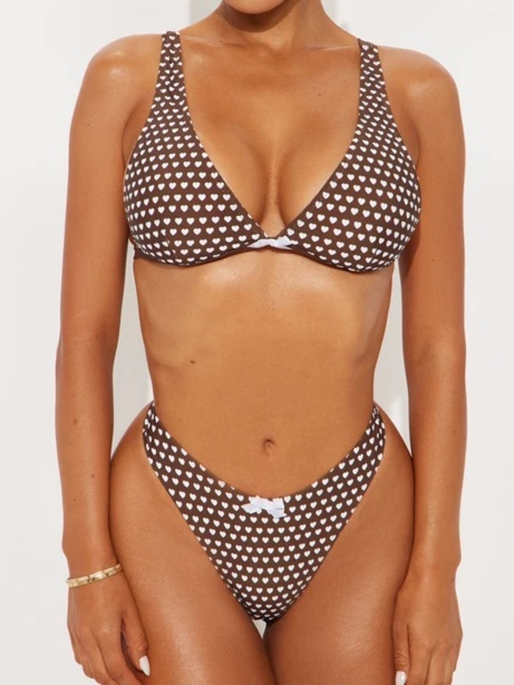 Heart Print Bikini Set- NEW